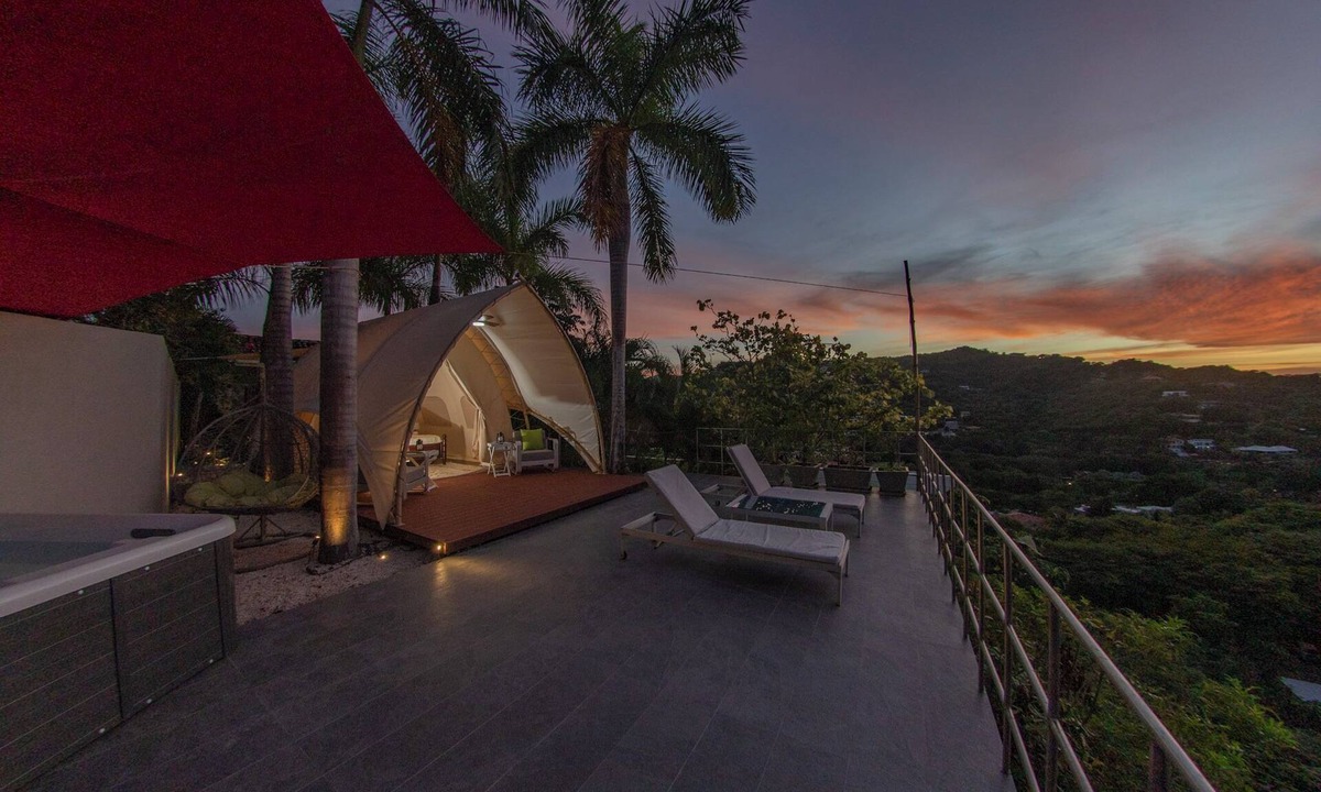 Playa Ocotal House | A Slice of Paradise. Superb private luxury tent with stunning ocean view