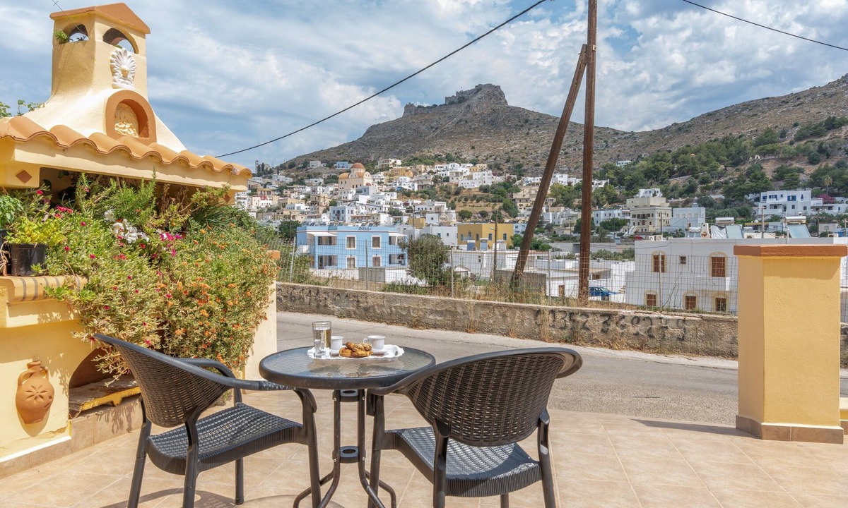Leros Apartment | Apartment 'Two Bedroom' with Mountain View, Wi-Fi and Air Conditioning