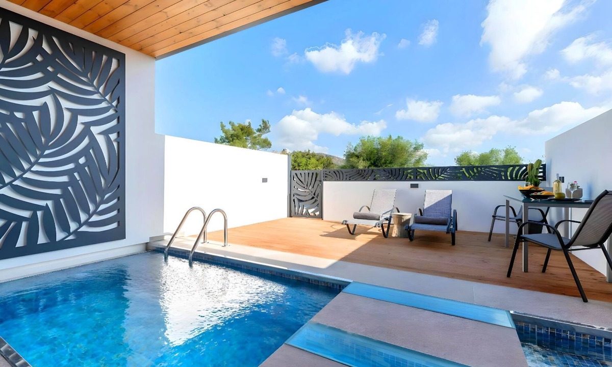 Vathi Apartment | Canes Suite Privater Pool by Interhome