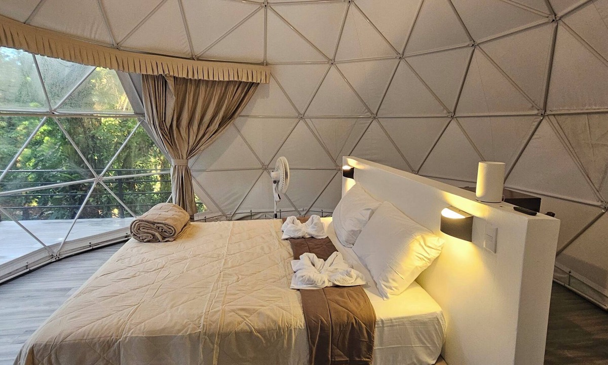 Katira Cabin | Deluxe Jungle Dome with King Bed & Deck
