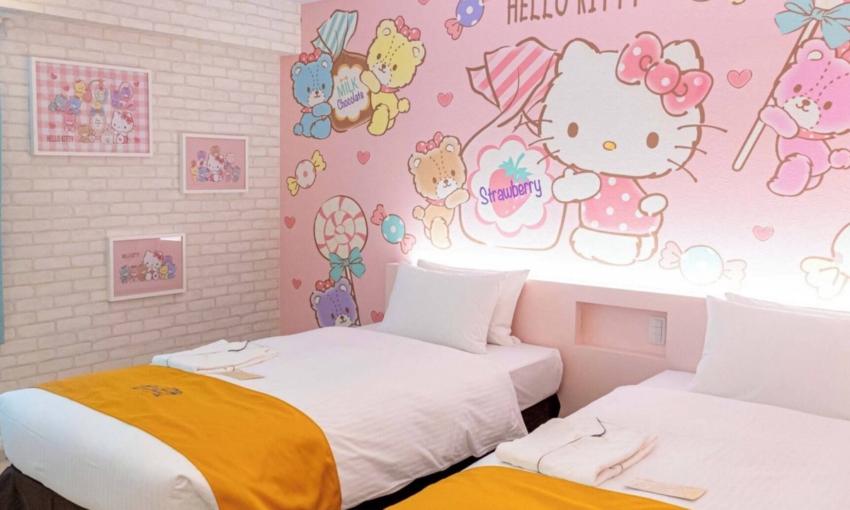 Asato Hotel | Hello Kitty Character Twin | Room only Stand/Naha Okinawa