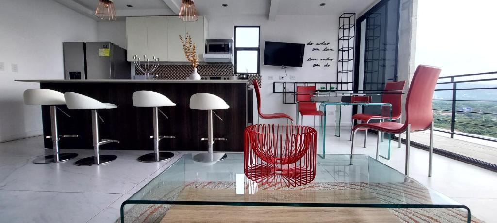 Santa Ana Apartment | Penthouse con terraza y hermosa vista. Jacuzzi privado.