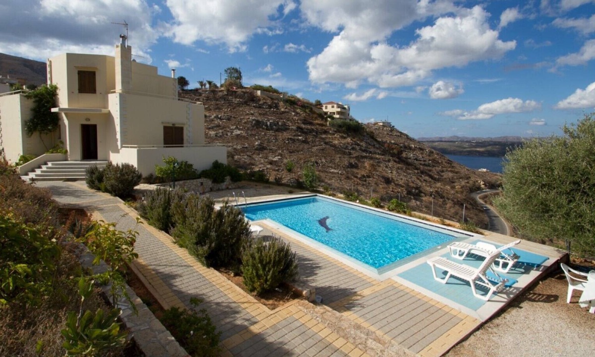 Megala Chorafia Villa | Spacious Villa - Private Pool - Sea View - BBQ