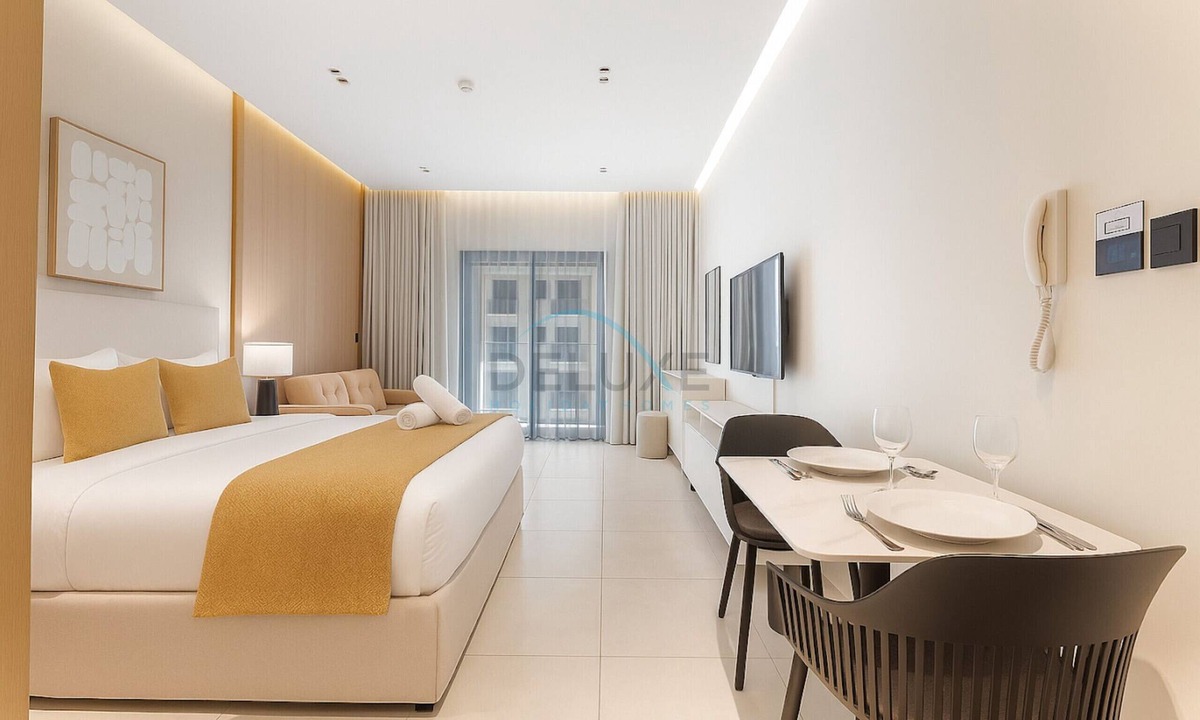 Dubai Apartment | Studio with Seamless Mall Access, Steps from the Bus Stop, Binghatti Stars