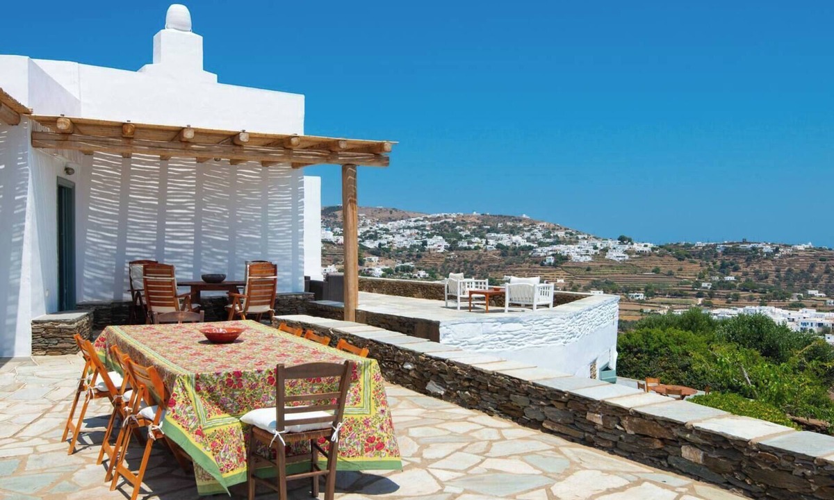 Apollonia Villa | Villa Barou: Authentic traditional house; spectacular views in Sifnos, Cyclades