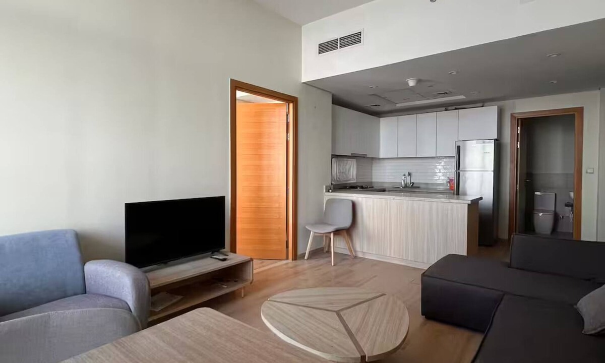Jebel Ali Apartment | Walk to Metro - Modern 1BR w/Pool & Gym - 2 Baths