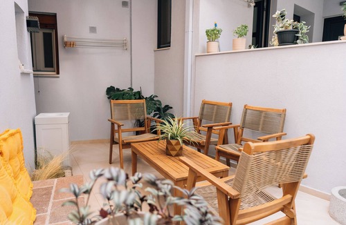 Skala Eresou Apartment | Eressian Lodgings | 2BR + Living Area Near Beach