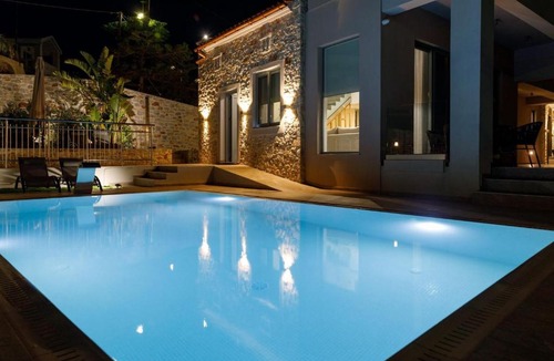 Kato Stalos Villa | Exquisite Crete Villa Villa Kleanthi 4 Bedroom Private Pool