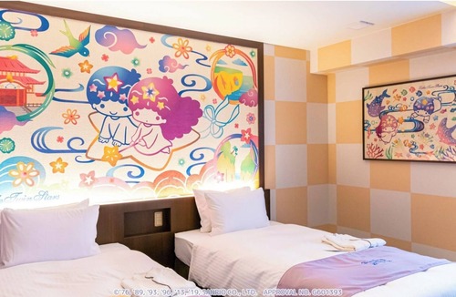 Asato Hotel | Little Twin Stars Character Twin | Room only/Naha Okinawa