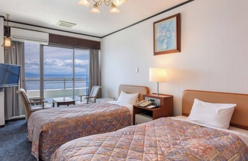 Ibusuki Hotel | Nonsmoking Ocean view Westernstyle twin room /Ibusuki Kagoshima