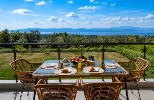 Eretria Villa | Panoramic Sea View Maisonette in Eretria | Private Family Retreat