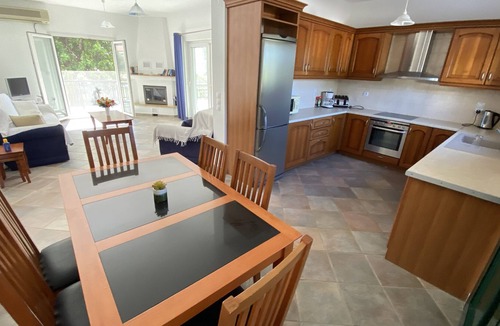 Psili Ammos Villa | Private villa with pool, seconds from sandy beach!