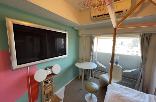 Udagawacho Apartment | QCQCstudio blue 2