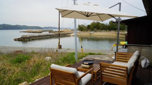Naoshima-cho Apartment | Remote Island MUJI Style Oceanfront Sauna Art injima naosima setouchi Private lodging