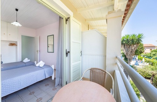 Roda Apartment | Studio 'Alexandros Studios 2' with Shared Pool, Wi-Fi and Air Conditioning