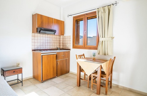 Karpathos Town Apartment | Studio Apartment 'No 2' with Mountain View, Wi-Fi and Air Conditioning