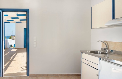 Serifos Apartment | Studio Apartment 'Studios Ninemia Serifos 5' with Sea View, Wi-Fi and Air Conditioning
