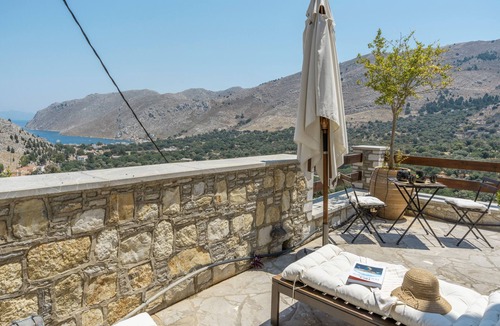 Pedi Apartment | Studio 'No 6 Superior Symi Nautilus' with Sea View, Wi-Fi and Air Conditioning