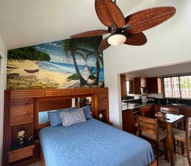 Coco House | Tropical Beach Second Floor Studio with Hill view