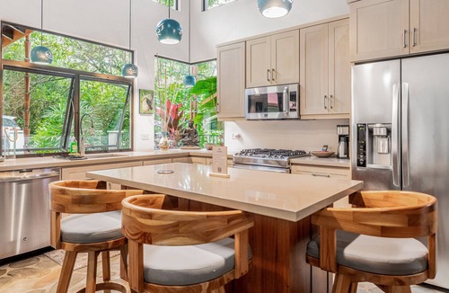 Cascada Azul House | Tropical hideaway with private pool, serene patio, and easy access to adventure