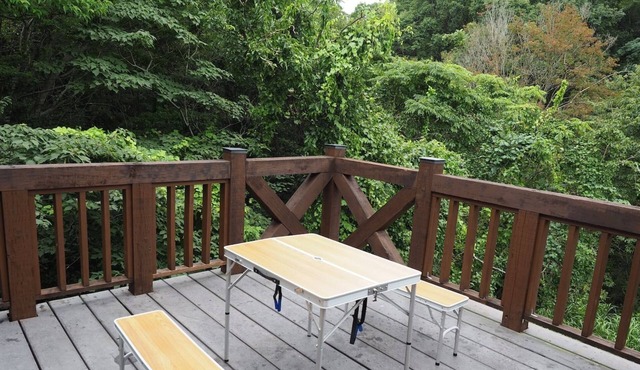 A log house for rent that can be glamped surround / Yonago Tottori