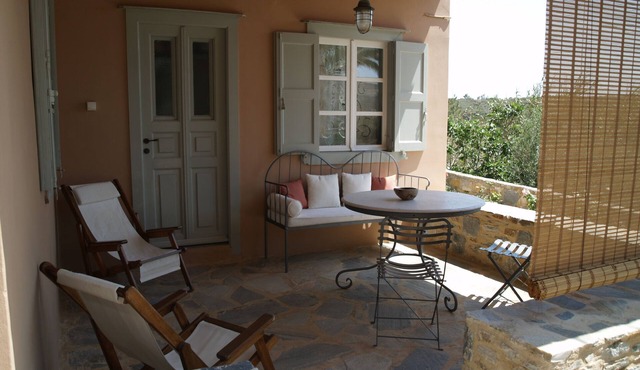 A spacious residence with unobstructed views.