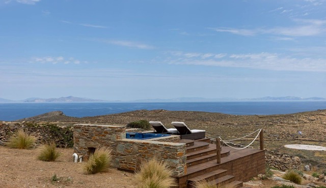 Alluring Kythnos Villa | Villa Apolo | 2BR | Breathtaking Sea Views