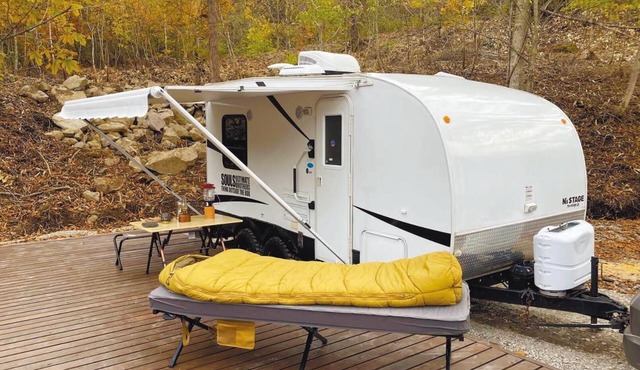 B Trailer hearth woodfired bath Accommodati/Hachimantai City Iwate