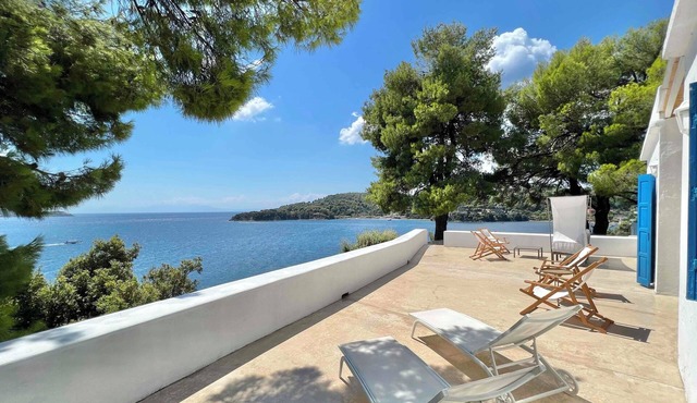 Beachfront Villa with Semi Private Sandy Beach