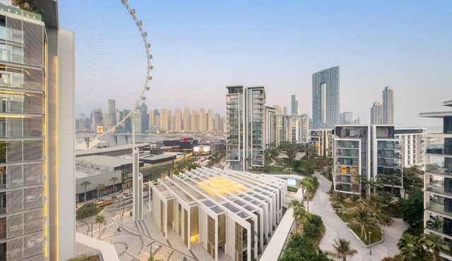 Bluewaters 4BR Panoramic Eye of Dubai Views Near JBR Beach
