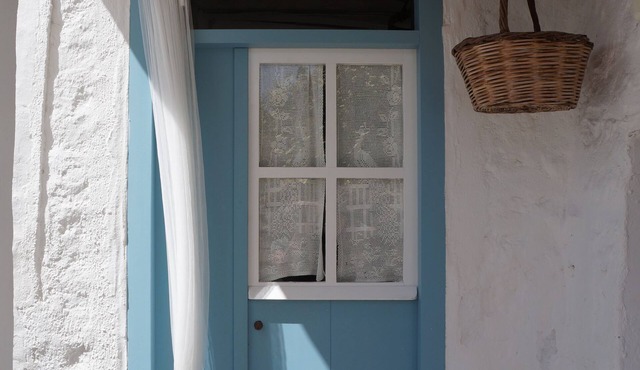 Cycladic stone house, part of the Kimolos Castle