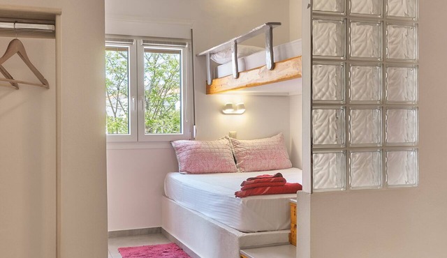 Eressian Lodgings | Spacious Stay + Living Area