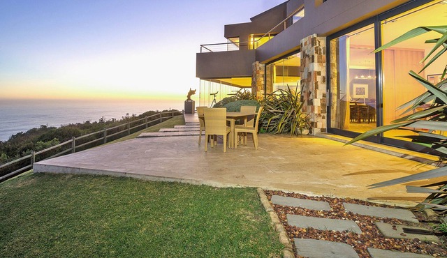 Exclusive, Luxurious Villa perched above cliffs with indoor pool & ocean views.