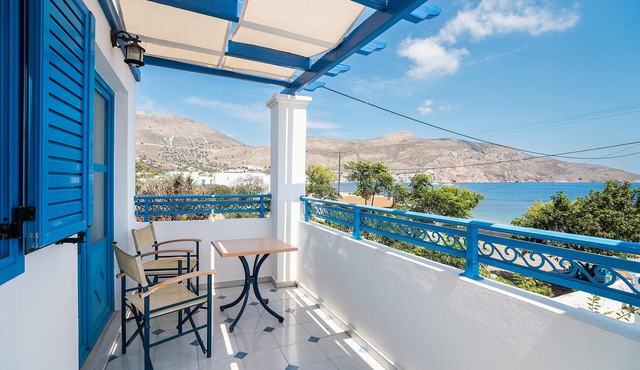 Holiday Home 'Livadia Beach Tilos Apartment ' with Sea View, Wi-Fi and Air Conditioning