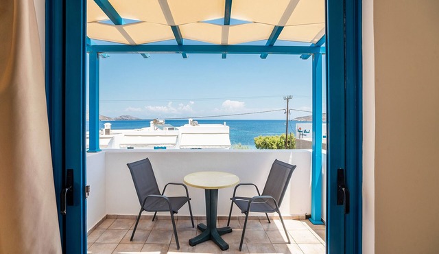 Holiday Home 'Livadia Beach Studio A ' with Sea View, Wi-Fi and Air Conditioning
