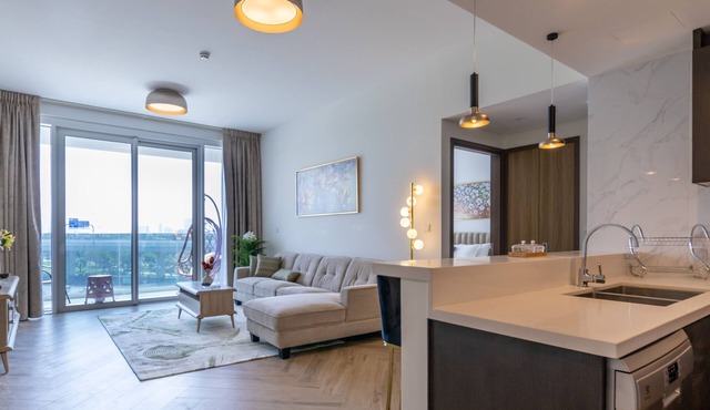 HomesGetaway-Stylish 1BR in 1 Residence Al Kifaf Tower 1