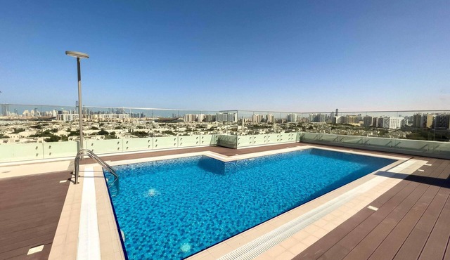 Modern Studio w/ Spacious Balcony in Jabel Ali!