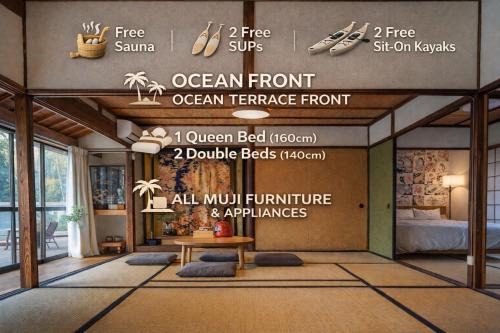 Remote Island MUJI Style Oceanfront Sauna Art injima naosima setouchi Private lodging