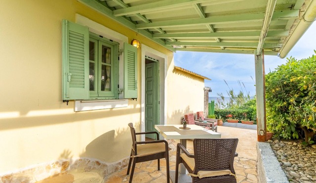 Seafront Studio Stefan with Sea View, Private Terrace, and Air Conditioning