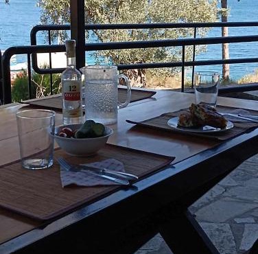 Seafront traditional Greek home