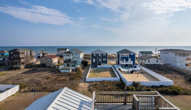 Semi-Oceanfront, Ocean Views! 225ft to Beach! -Pool, Hot Tub,Pool Table,Dogs OK!