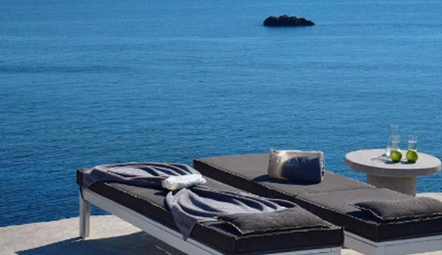 Sensational Folegandros Apartment | 1 Bedroom Suite | Apartment Kanao | Furnished Sun Terrace with.