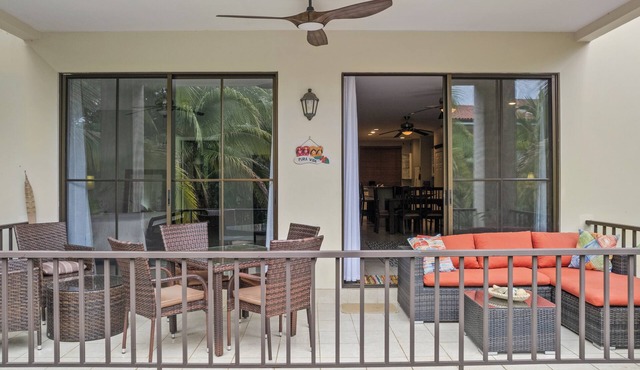 Shaded Terrace w/BBQ - Multiple Pools & Beach Club