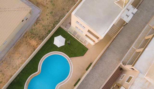 Spacious Villa with Private Pool & Jacuzzi. Sea View near to the Beach.