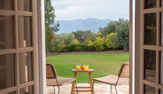 special vacation home with Evia island landscapes. 5 min walk the beach