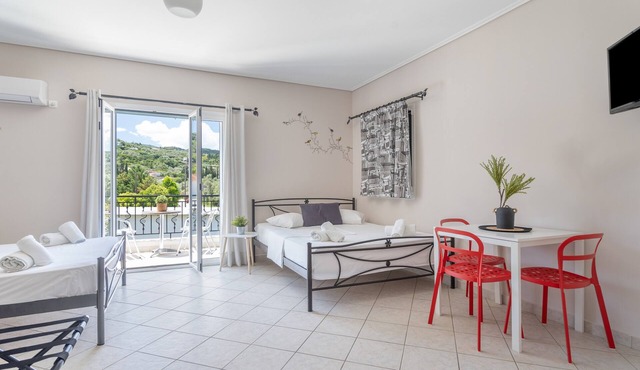 Studio Apartment 'Alexandros 3 Guests' with Mountain View, Wi-Fi and Air Conditioning