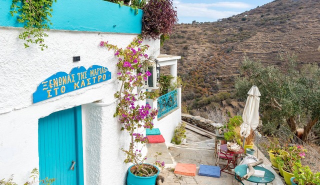 Studio Apartment 'Maria In The Castle Kea' with Mountain View, Wi-Fi and Air Conditioning