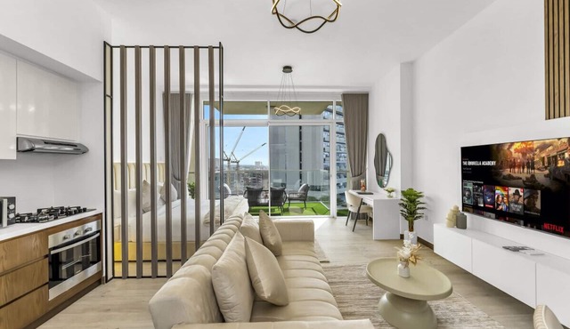 Studio | Sofa Bed | Full Pool View | Gym |Zaya JVC