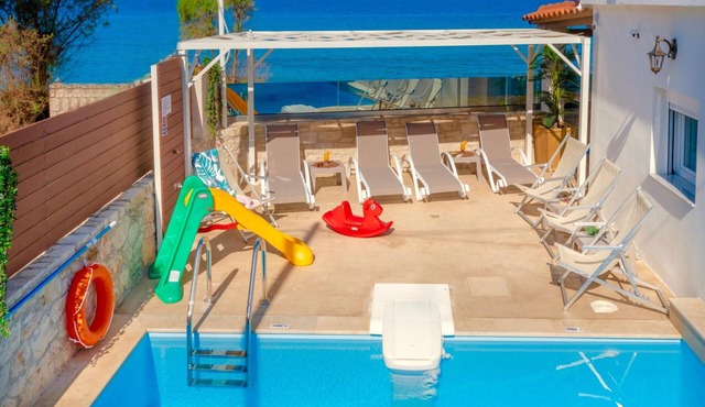 Thalassa Beachfront Villa with private pool