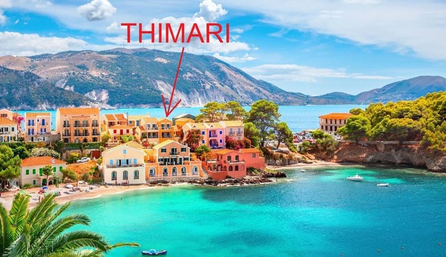 THIMARI. Unique location, one min from the beach!